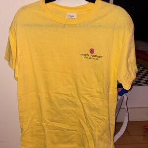 Simply Southern Bright Yellow Tee